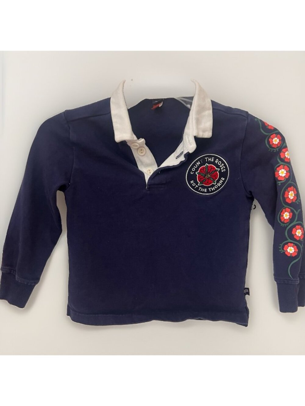 Rowing Blazers Navy Rugby Polo Shirt Size 4 5 Old Money Ive League.     I